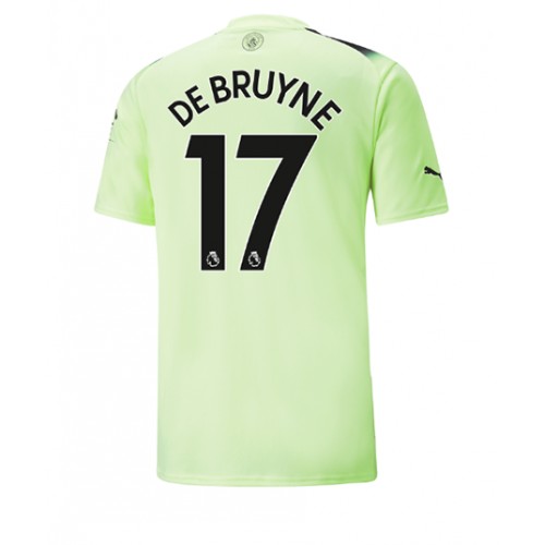 Dres Manchester City Kevin De Bruyne #17 Rezervni 2022-23 Kratak Rukav
